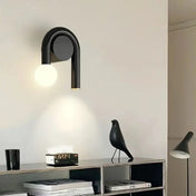 Applique murale LED scandinave métal blanc tête de lit — vue 8