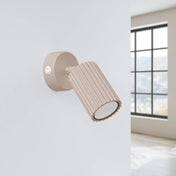 Applique murale LED taupe avec interrupteur en aluminium — vue 2