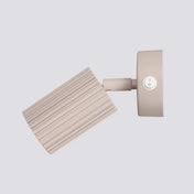 Applique murale LED taupe avec interrupteur en aluminium — vue 3