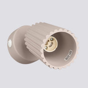 Applique murale LED taupe avec interrupteur en aluminium — vue 4