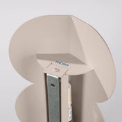 Applique murale LED taupe en résine forme biscuit — vue 3