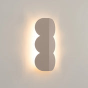 Applique murale LED taupe en résine forme biscuit — vue 7