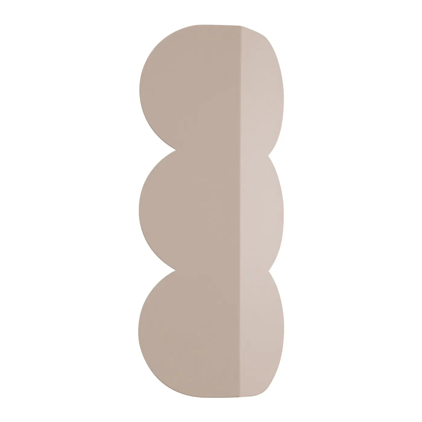 Applique murale LED taupe en résine forme biscuit — vue 8