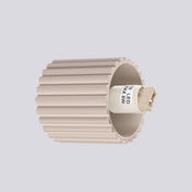 Applique murale LED taupe globe opalin acrylique — vue 4