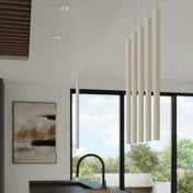 Applique murale LED tubulaire beige 2 lumières — vue 6