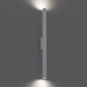 Applique murale LED tubulaire blanche 2 lumières — vue 1