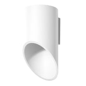 Applique murale LED tubulaire blanche aluminium — vue 3