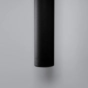 Applique murale LED tubulaire noire 2 lumières — vue 3