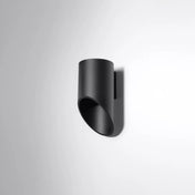 Applique murale LED tubulaire noire aluminium — vue 2