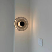 Applique murale LED verre fumé et finition dorée — vue 7