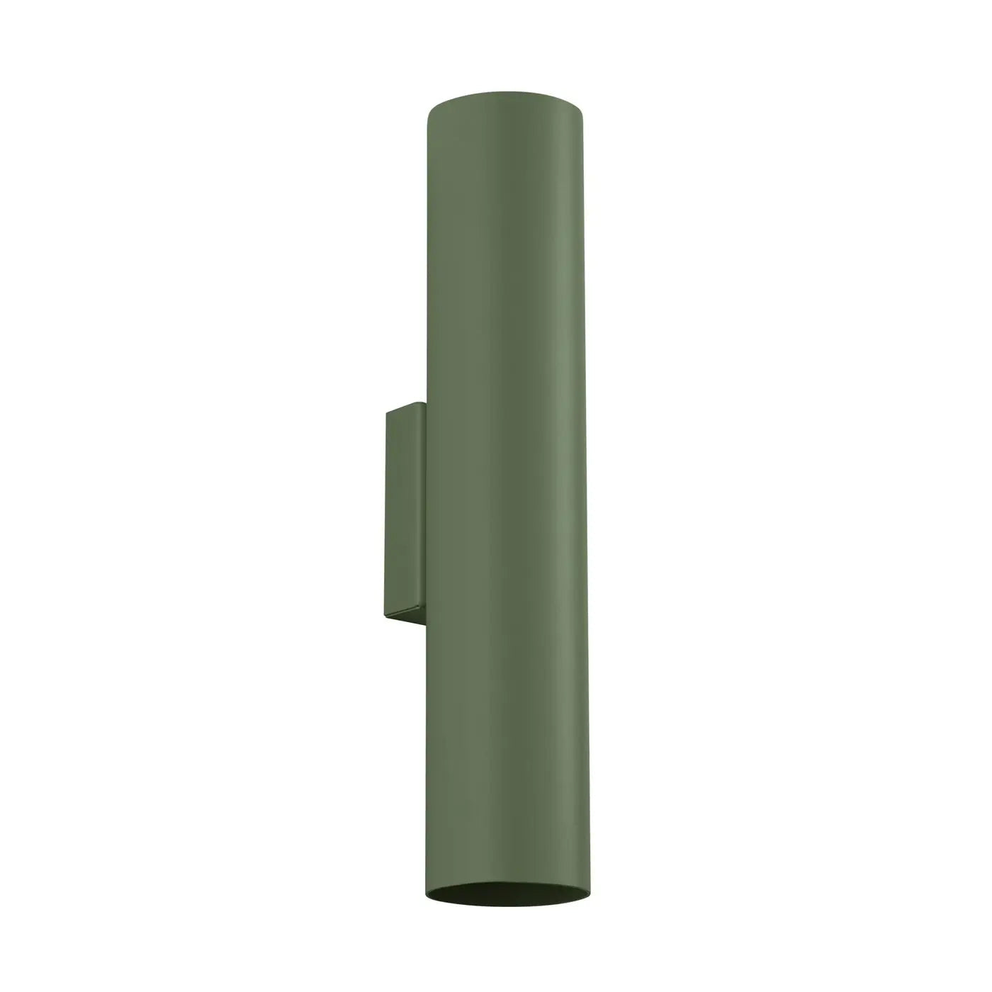 Applique murale LED vert olive 2 lumières en acier — vue 6