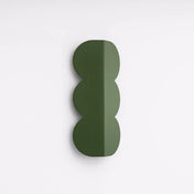 Applique murale LED vert olive en résine forme biscuit — vue 2