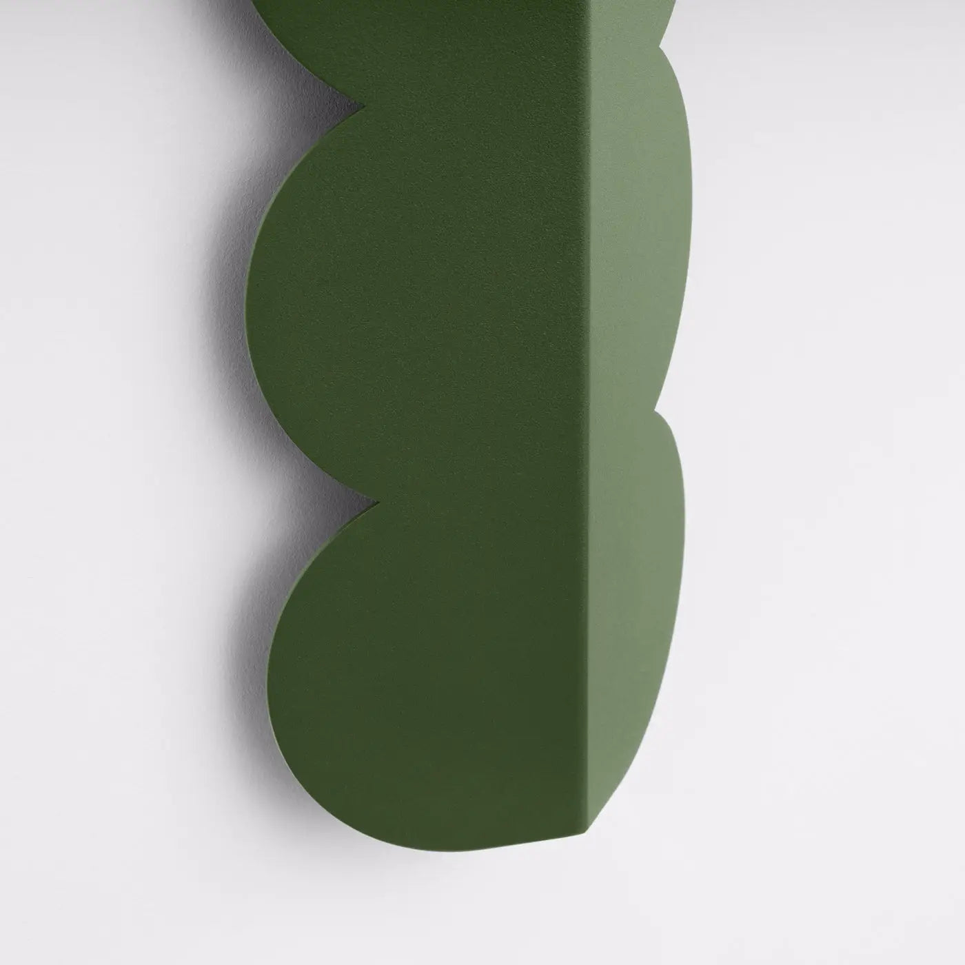 Applique murale LED vert olive en résine forme biscuit — vue 6