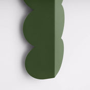 Applique murale LED vert olive en résine forme biscuit — vue 6