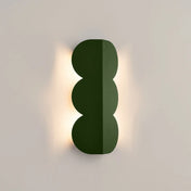 Applique murale LED vert olive en résine forme biscuit — vue 7