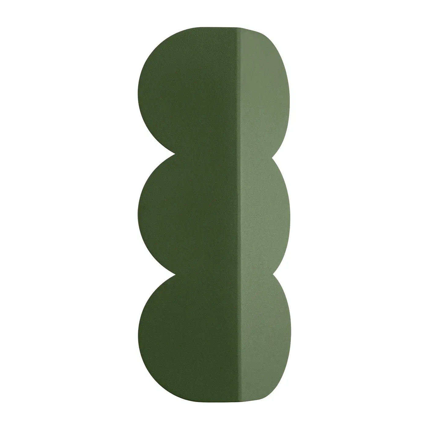 Applique murale LED vert olive en résine forme biscuit — vue 8