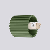 Applique murale LED vert olive globe opalin IP44 — vue 4
