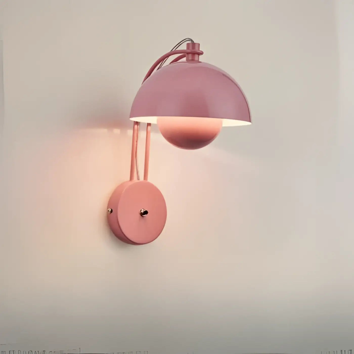 Applique murale LED vintage en métal coloré à abat-jour — vue 4