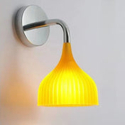 Applique murale LED vintage en métal et verre strié — vue 3