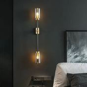 Applique murale noire 2 lumières intensité réglable — vue 4