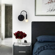 Applique murale noire en métal style scandinave LED G9 — vue 3