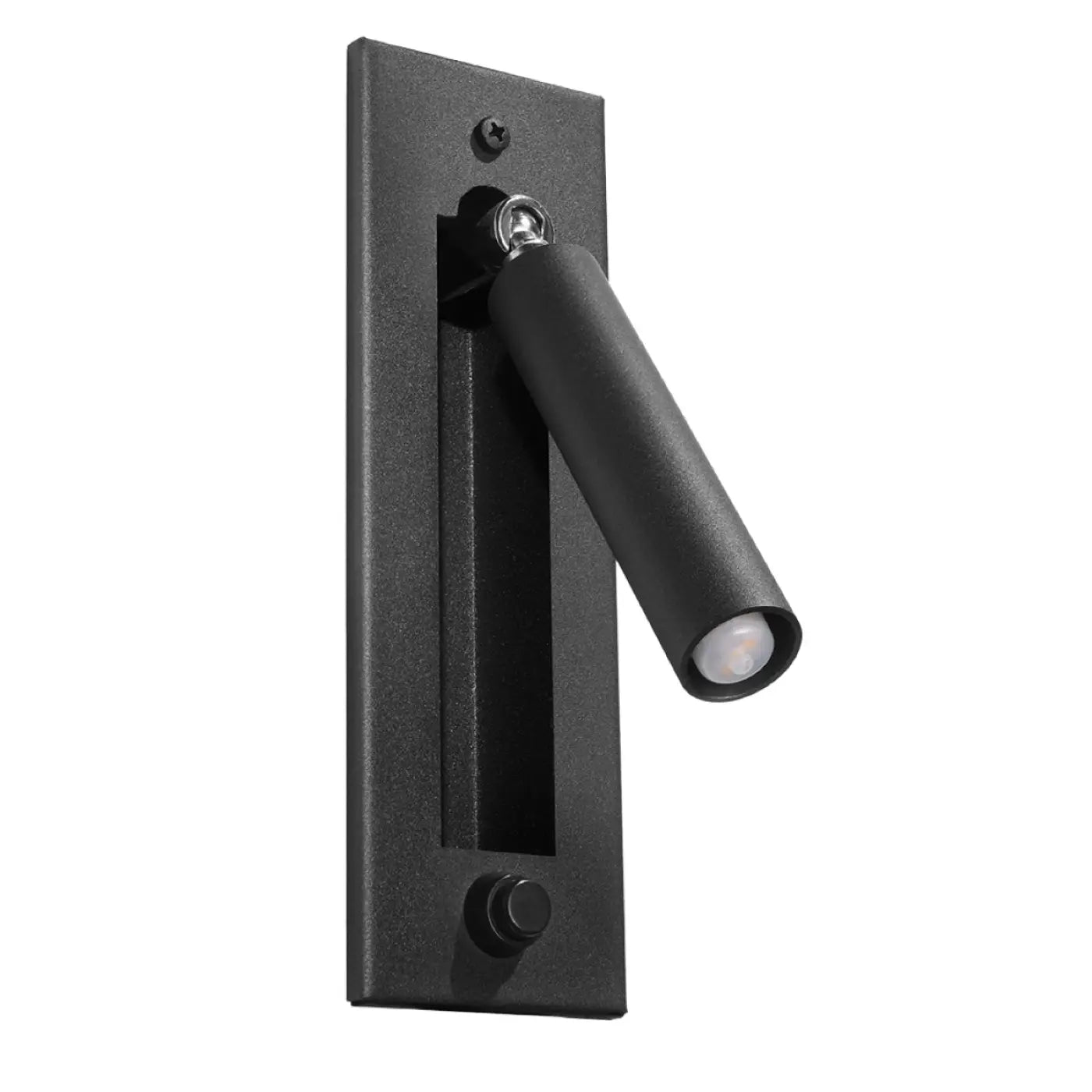 Applique murale noire LED spot orientable en acier — vue 2