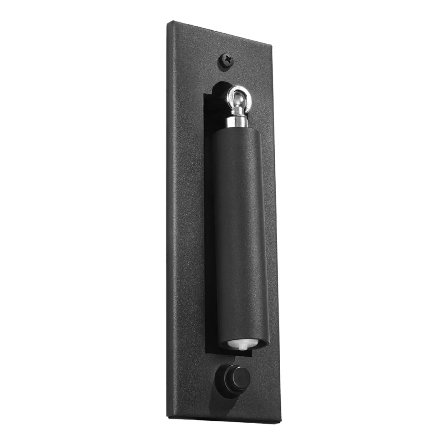 Applique murale noire LED spot orientable en acier — vue 3