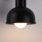 Applique murale noire LED spot orientable industriel — vue 3