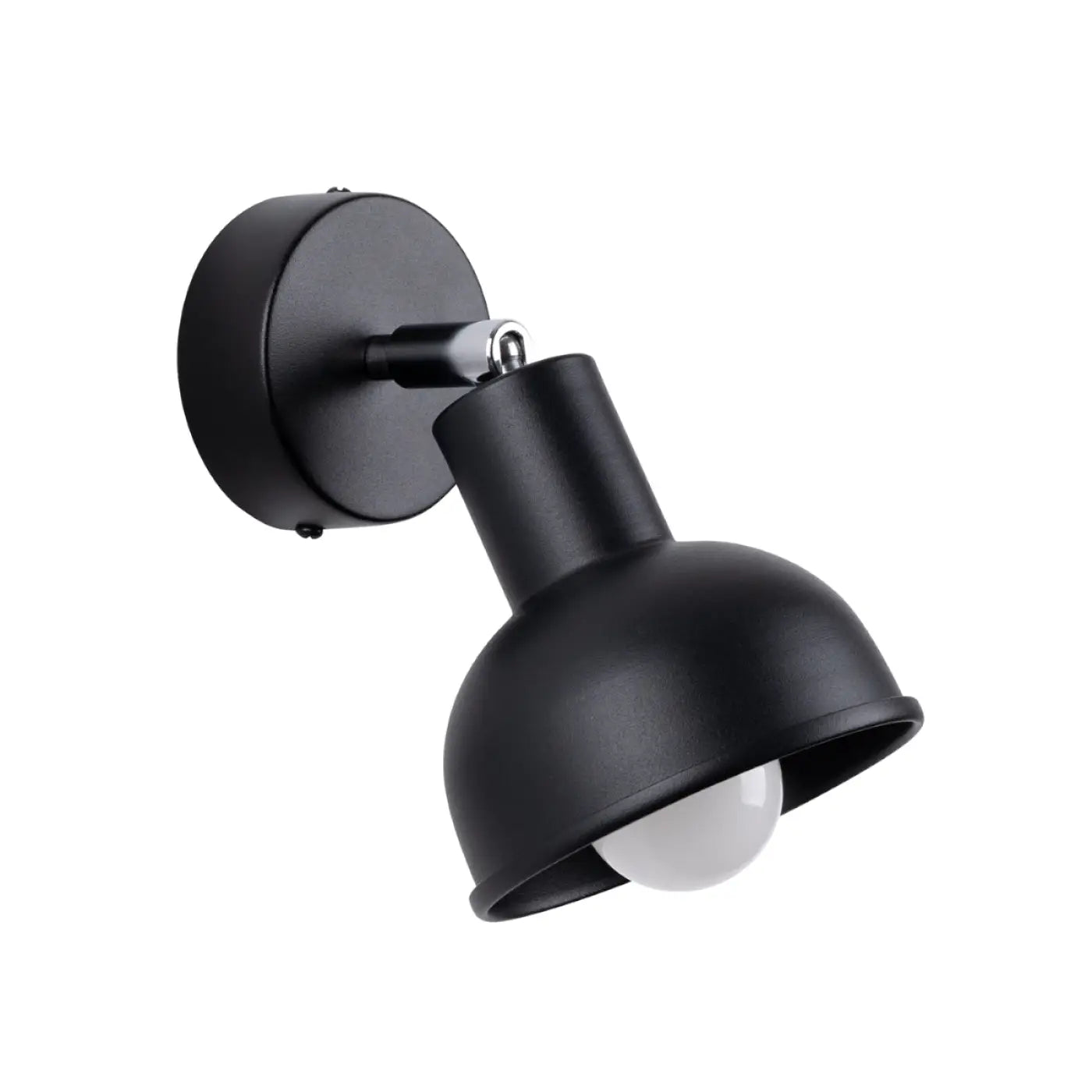 Applique murale noire LED spot orientable industriel — vue 5