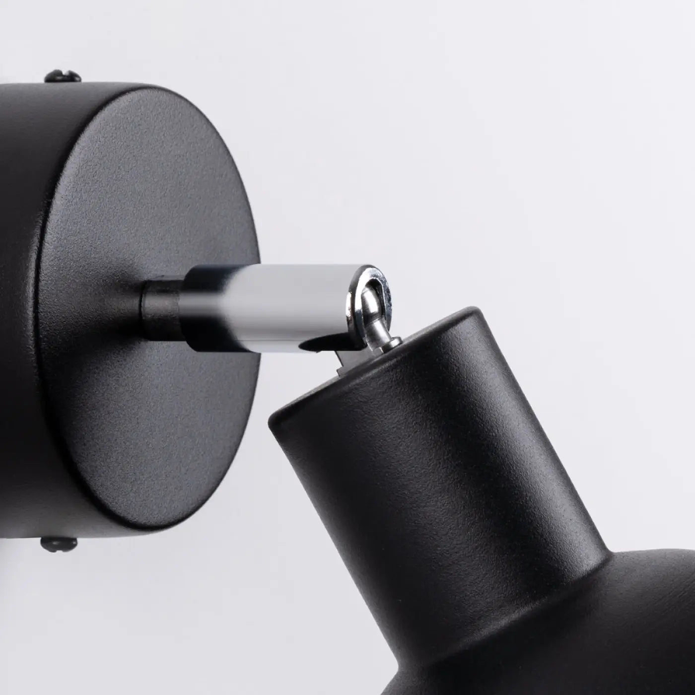 Applique murale noire LED spot orientable industriel — vue 9