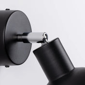 Applique murale noire LED spot orientable industriel — vue 9