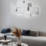 Applique murale rectangulaire en aluminium noir ou blanc — vue 2