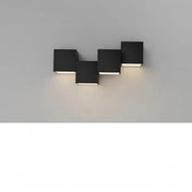 Applique murale rectangulaire en aluminium noir ou blanc — vue 5