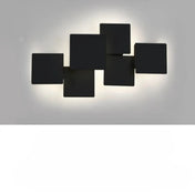 Applique murale rectangulaire en aluminium noir ou blanc — vue 7