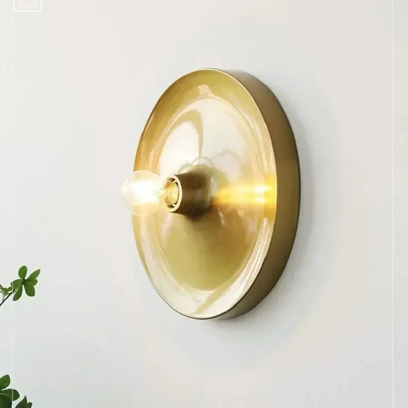 Applique murale ronde en aluminium coloré deux tailles — vue 9