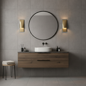 Brass designer wall sconce | EVI