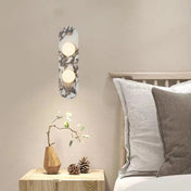 Applique murale scandinave en marbre blanc et aluminium — vue 10