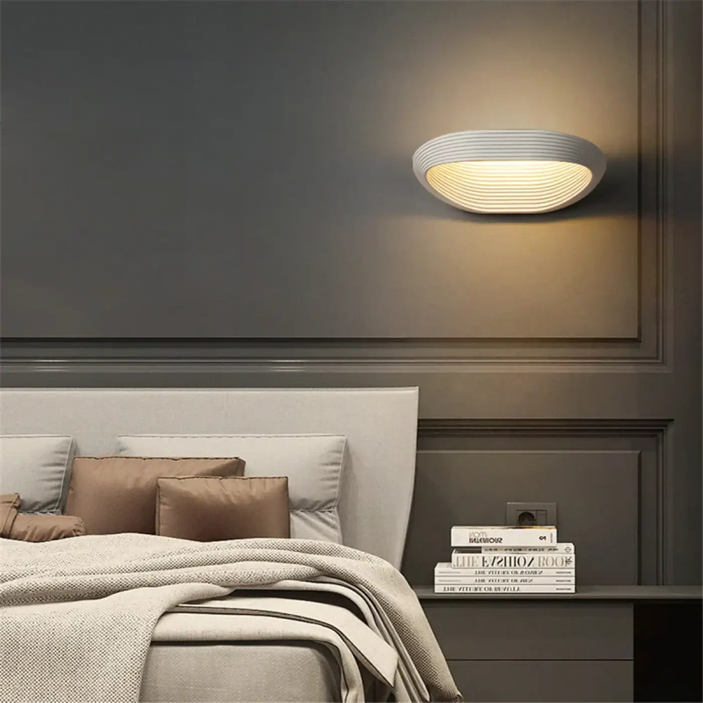 Applique murale scandinave en métal noir ou blanc — vue 8