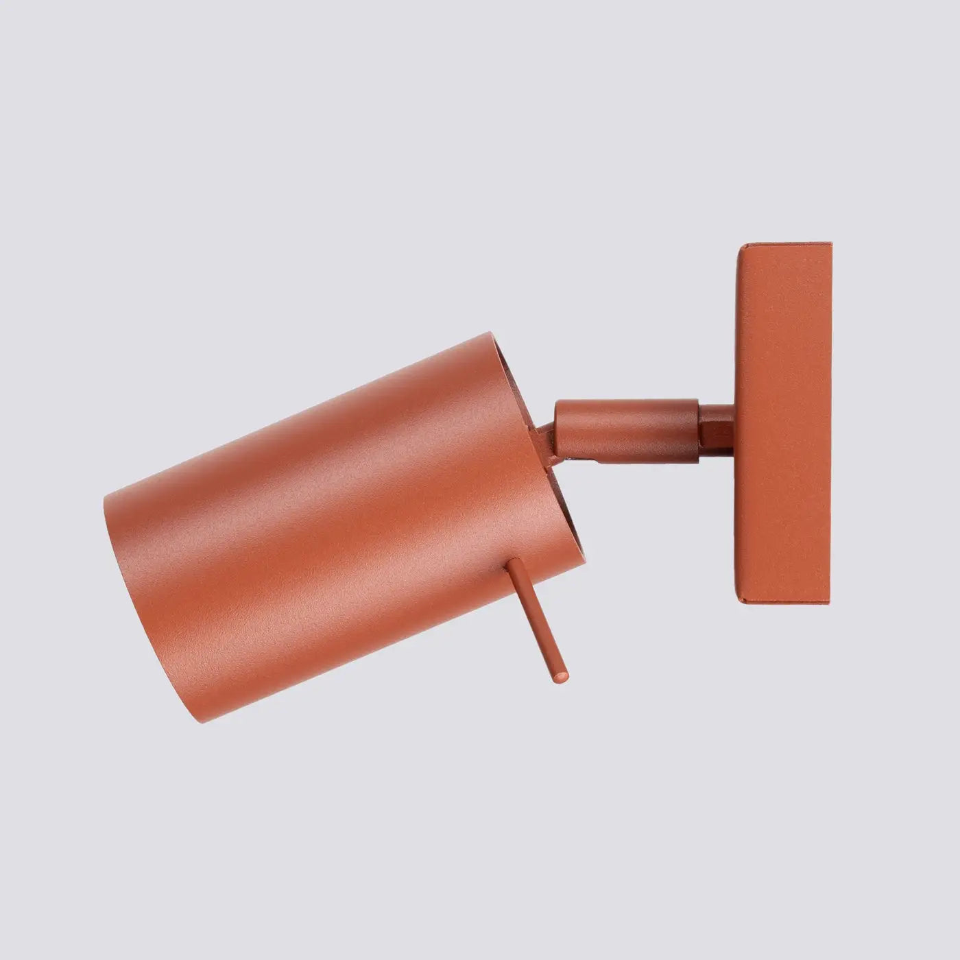 Applique murale spot GU10 métal rouge ocre minimaliste — vue 5