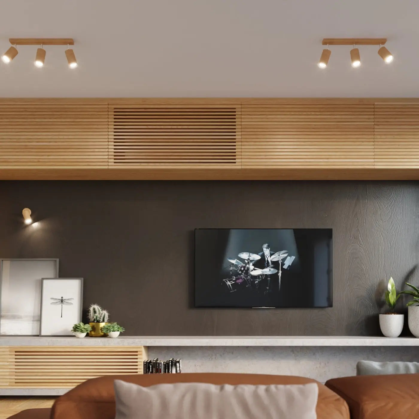 Applique murale spot orientable en bois scandinave — vue 5