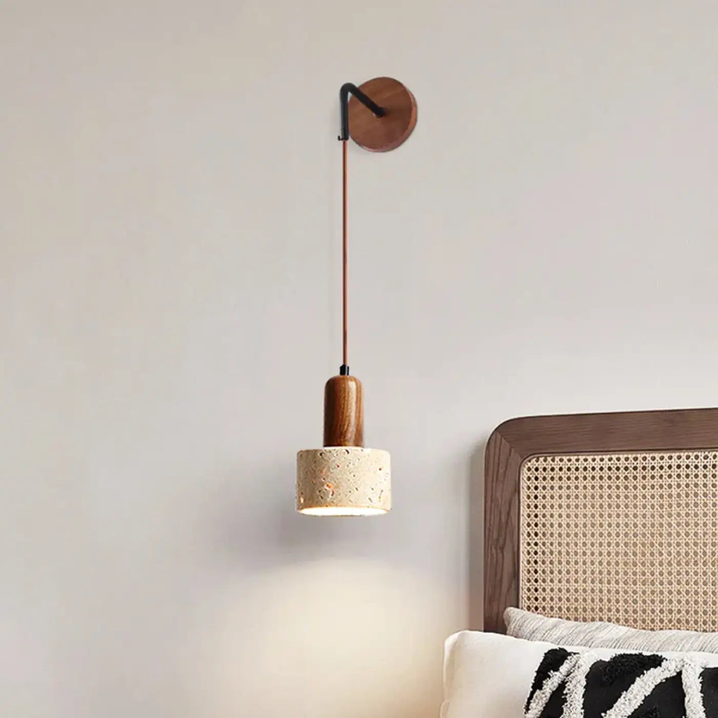 Applique murale suspendue blanche pour tête de lit — vue 3