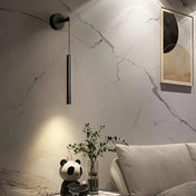 Applique murale suspendue en aluminium or et noir — vue 3