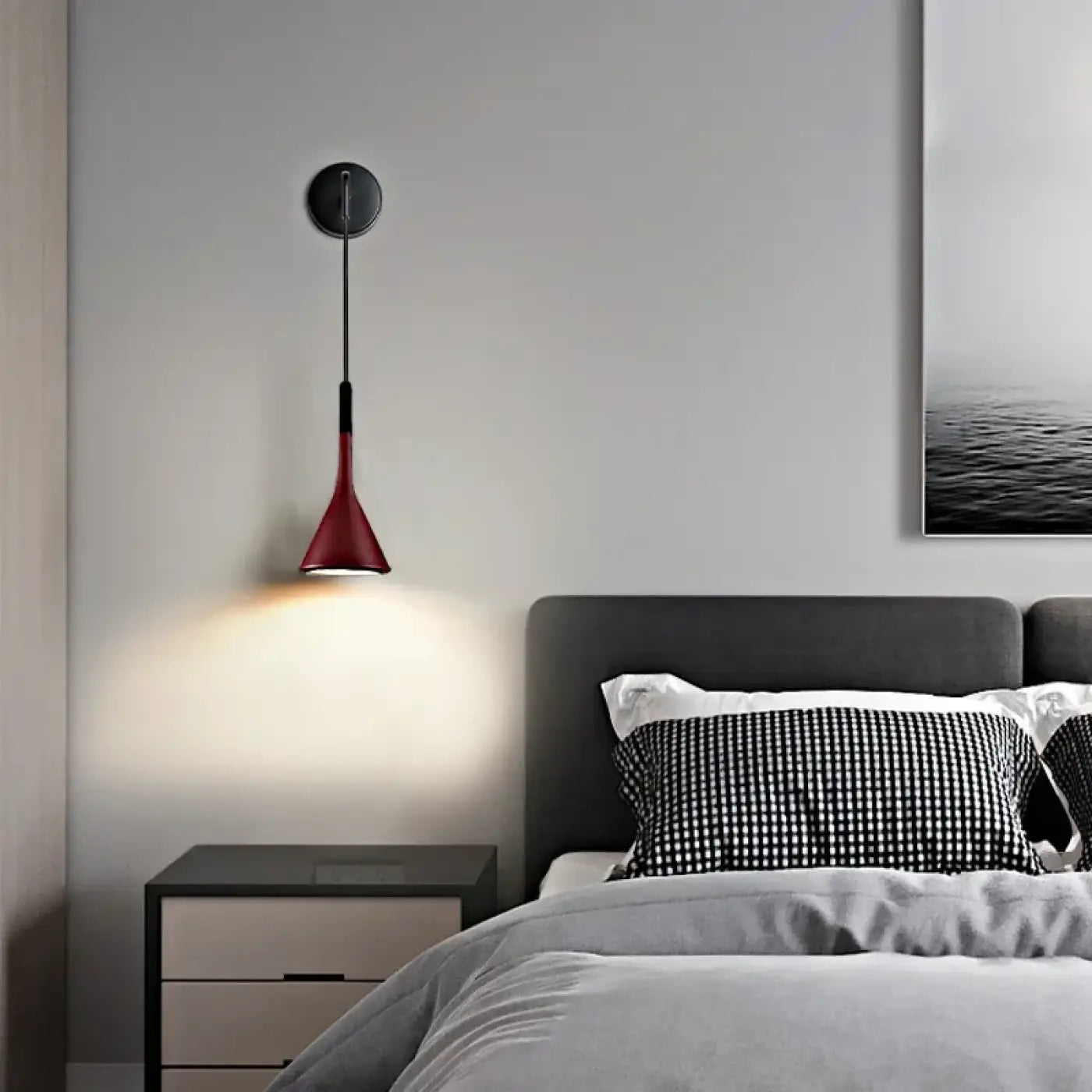 Applique murale suspendue scandinave pour tête de lit — vue 16