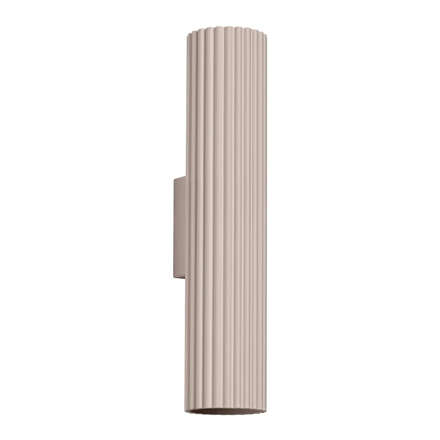 Applique murale taupe cannelée LED double faisceau — vue 6