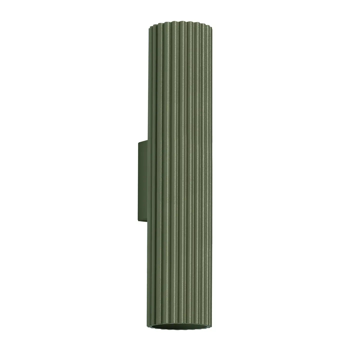 Applique murale vert olive cannelée LED double faisceau — vue 6