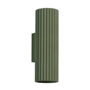 Applique murale vert olive cannelée LED scandinave — vue 7