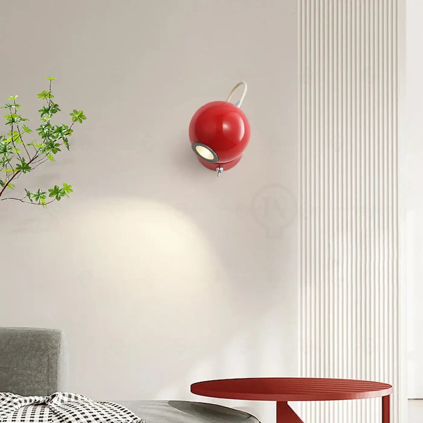 Applique murale vintage en métal coloré 3 teintes — vue 1