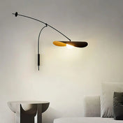 Applique murale XXL noire en aluminium LED moderne — vue 1