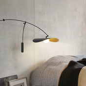 Applique murale XXL noire en aluminium LED moderne — vue 2
