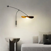 Applique murale XXL noire en aluminium LED moderne — vue 3